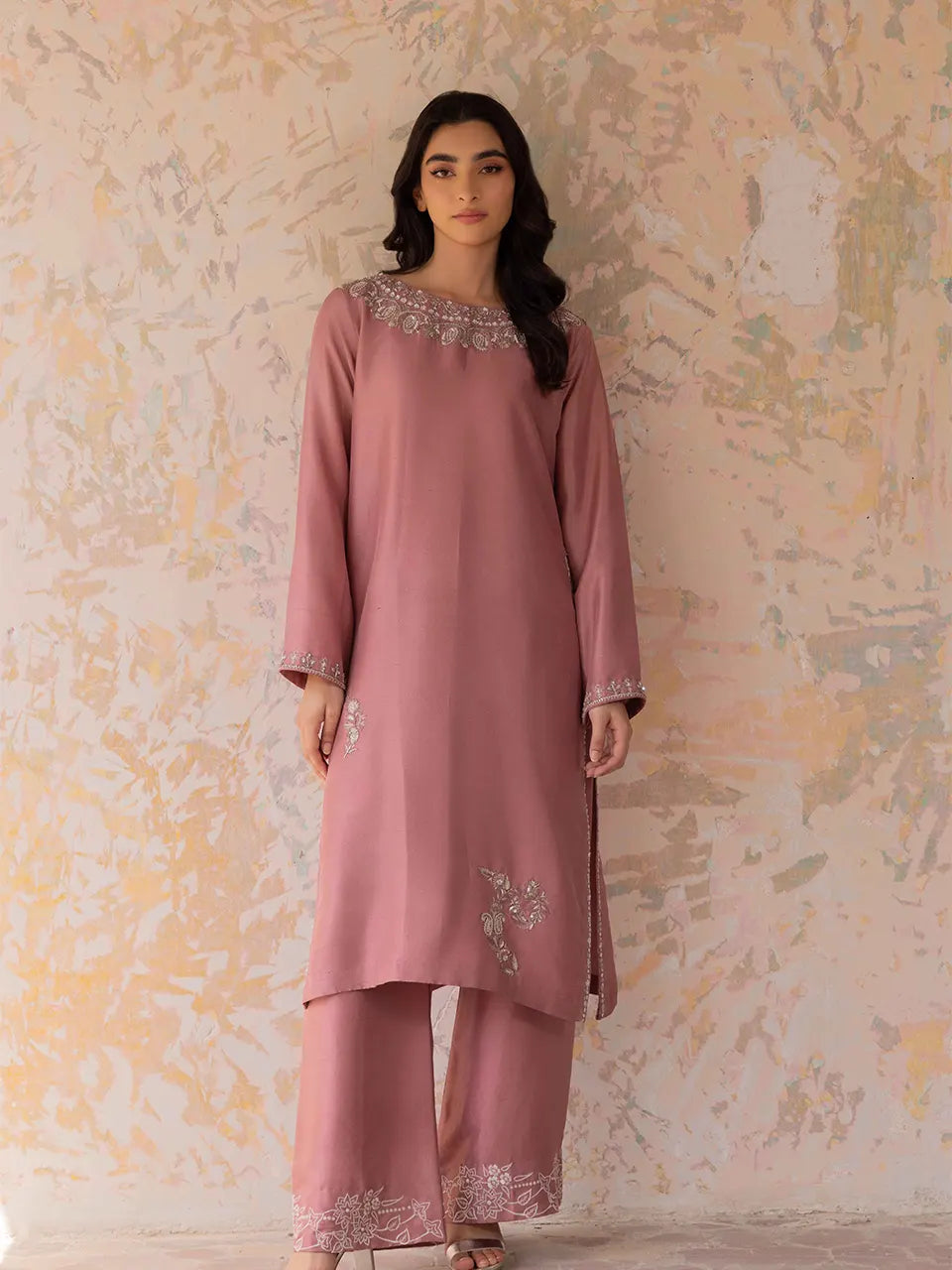 Blush pink ethnic outfit
