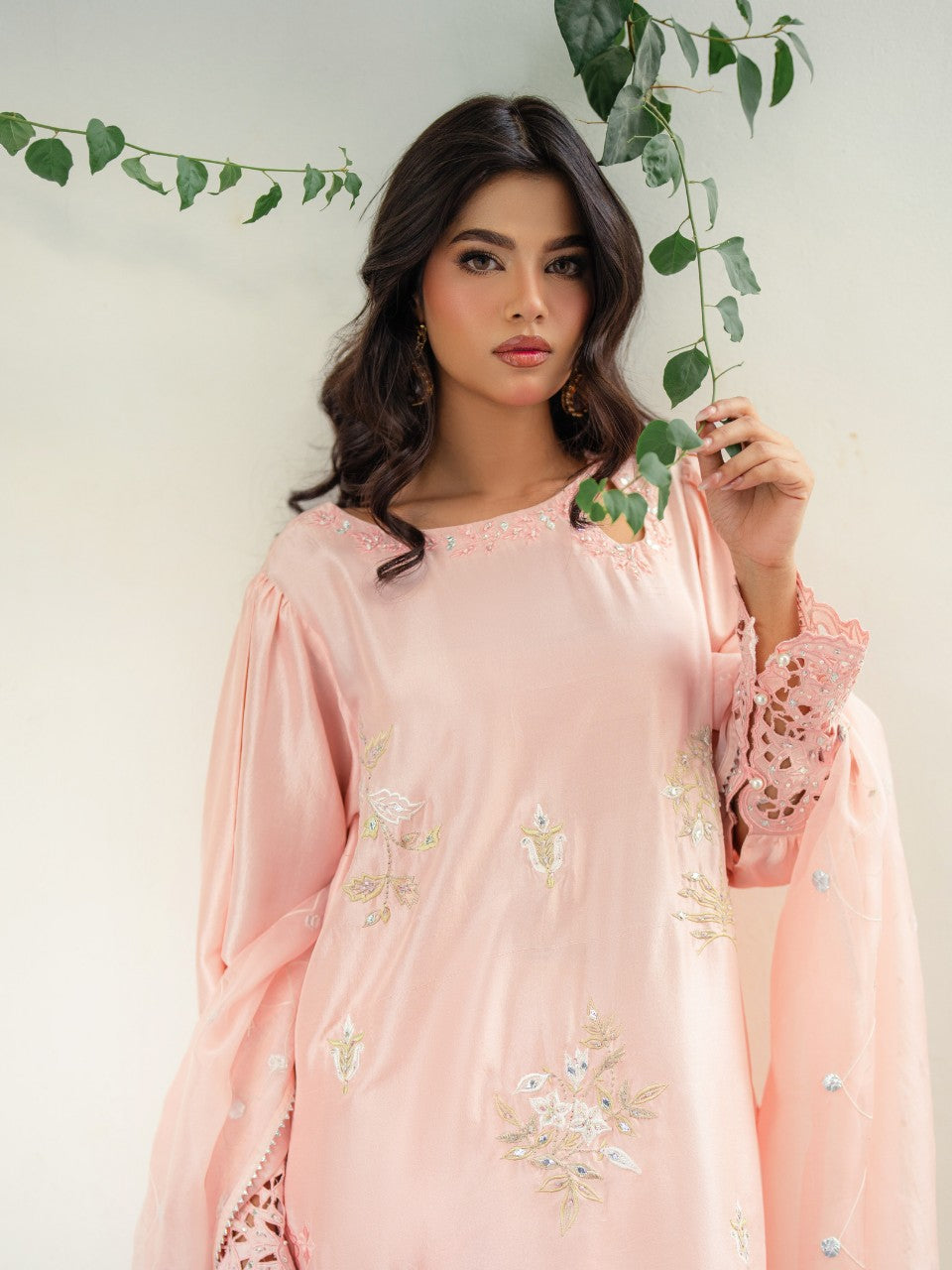 Pure raw silk kurta