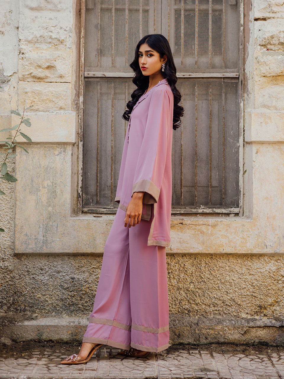 Georgette tunic and pants