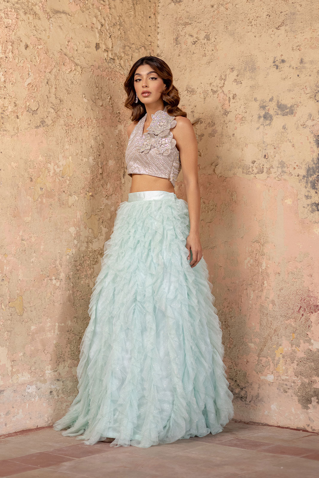 Statement ensemble for festive and special occasions