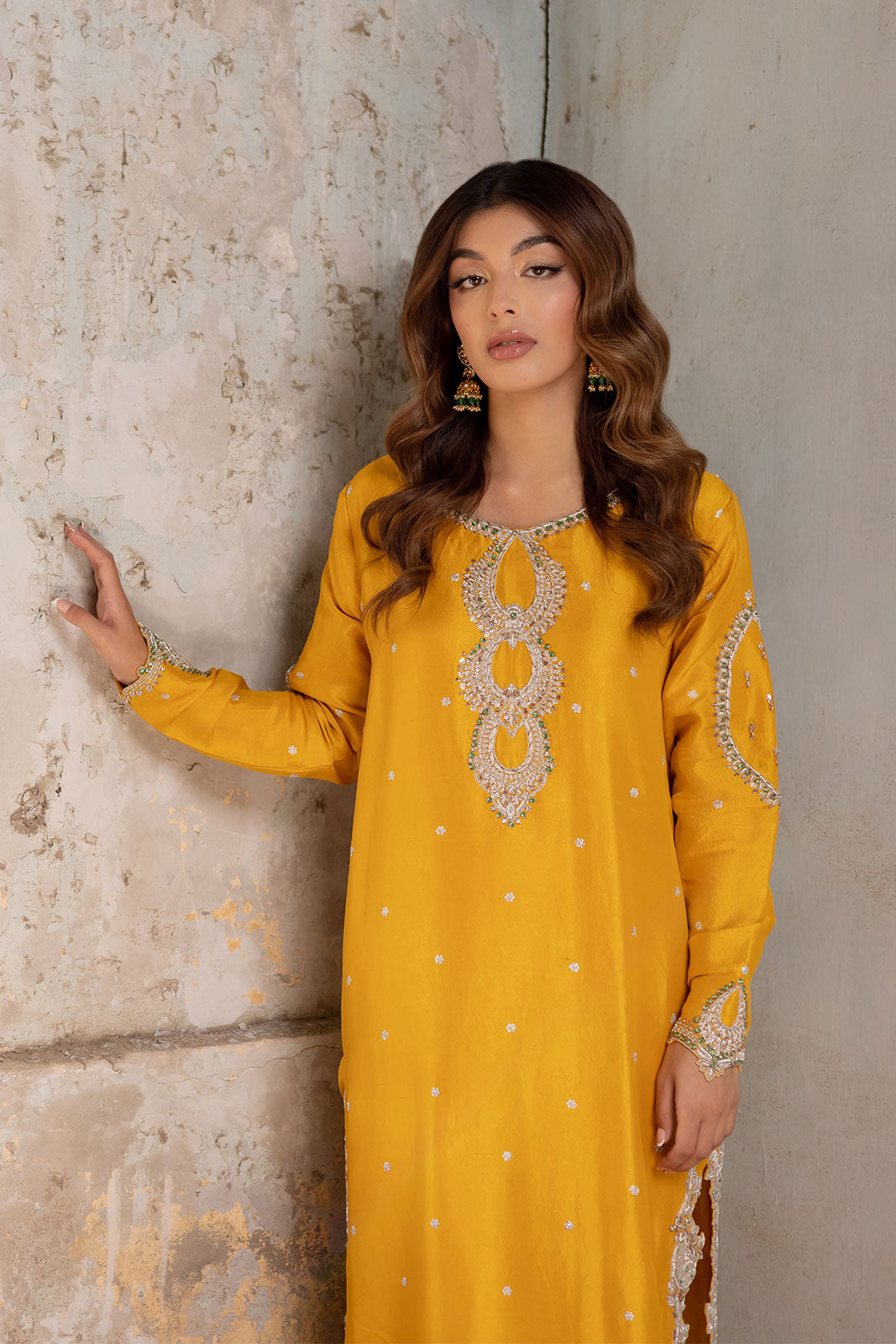 Embroidered front and back