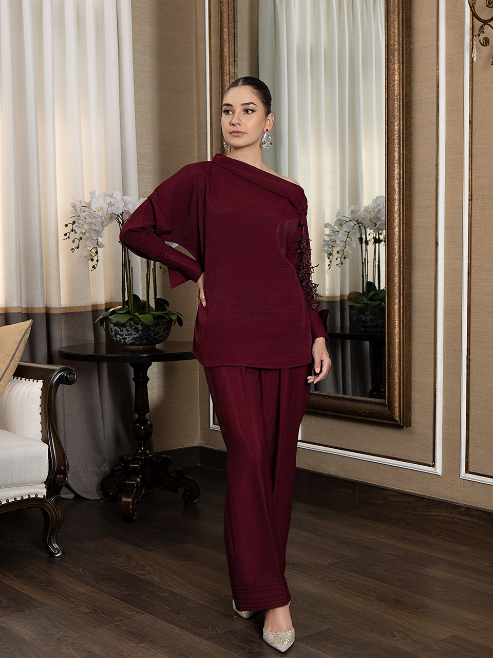 Textured Georgette fabric