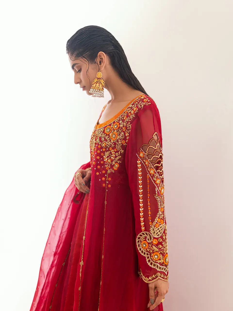 Resham embroidery details