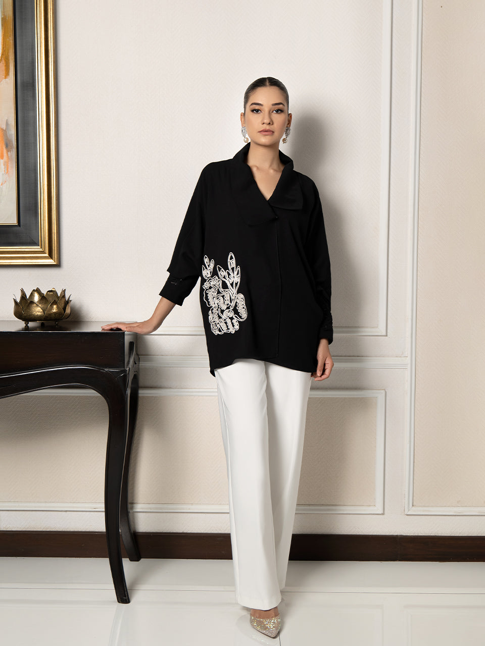 Winter fashion georgette tunic